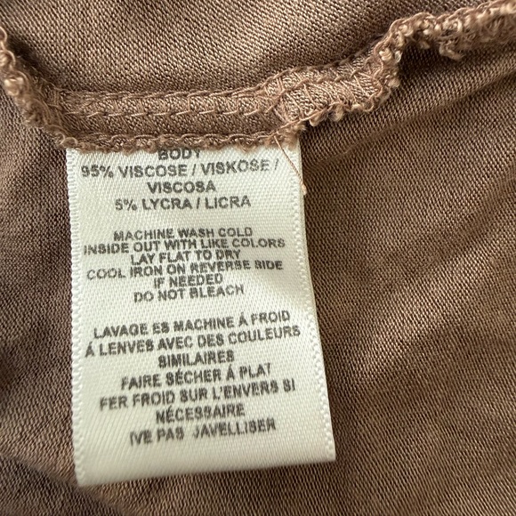 Anthropologie Porridge Sleeveless Taupe Wrap Dress - Picture 9 of 11